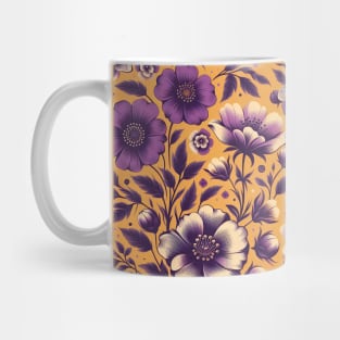 Purple Flowers Mug